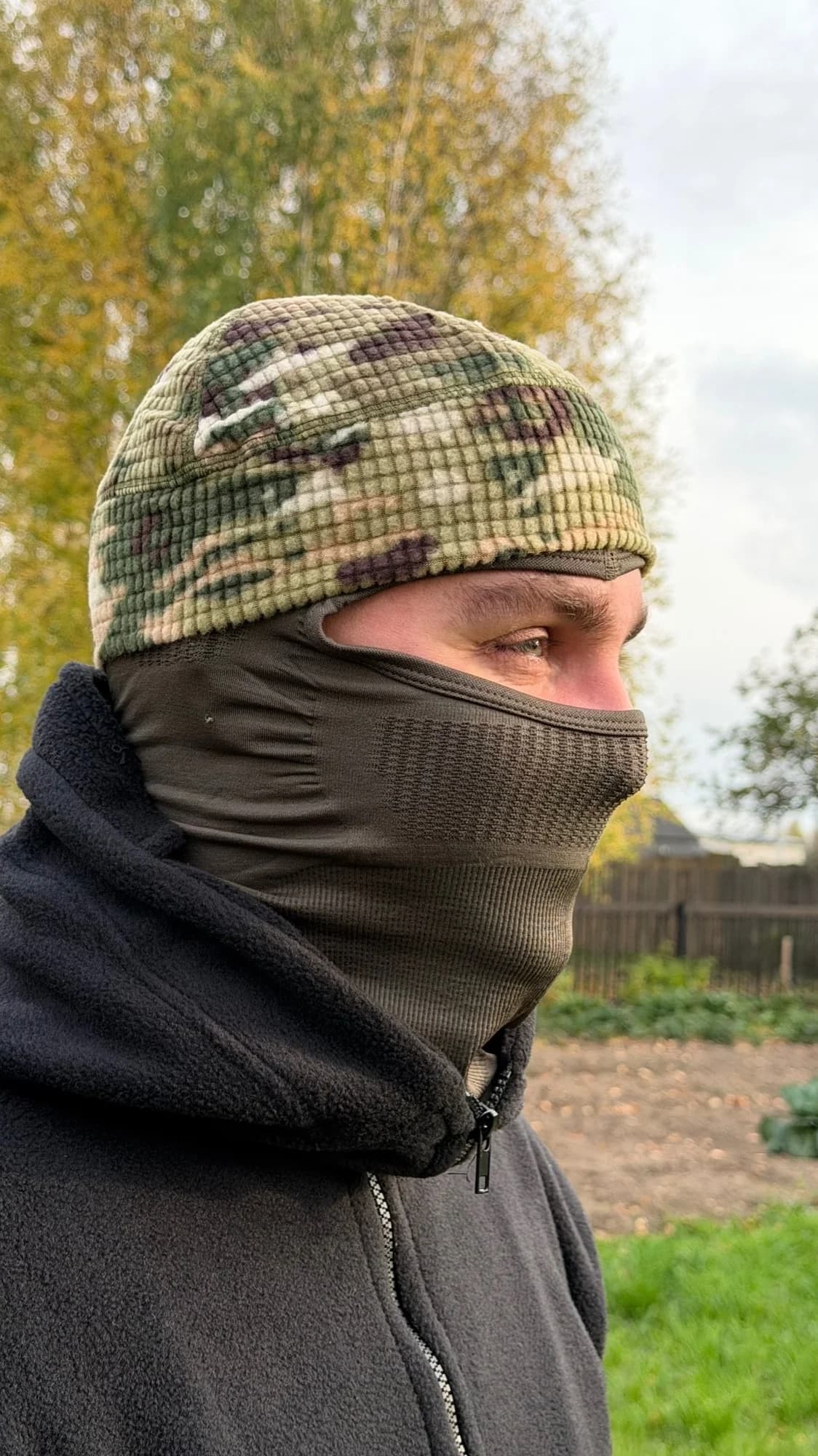 Тактическая флисовая шапка Tactical PRO — другой ракурс