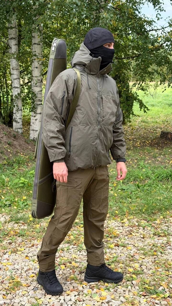 Зимняя тактическая куртка Tactical PRO Level 7 — Олива — другой ракурс