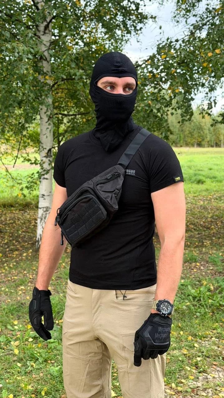 Тактическая футболка 7.62 GEAR, чёрная — фото 1